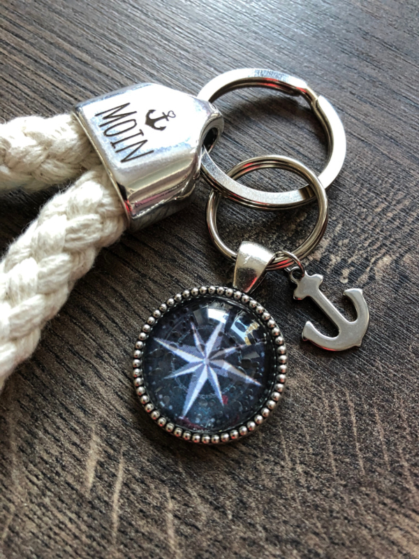 Maritime Keychains aus Segeltau