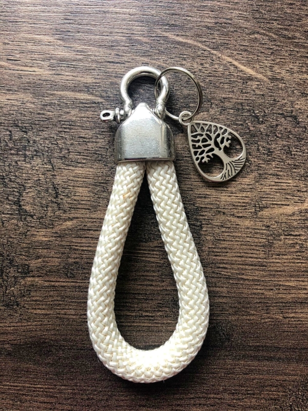 Maritime Keychains aus Segeltau