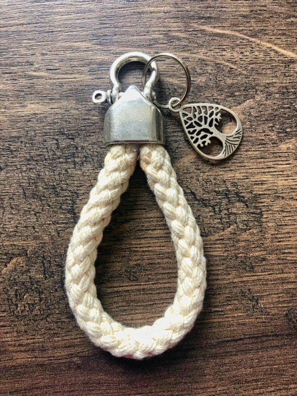 Maritime Keychains aus Segeltau