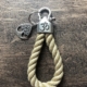 Maritime Keychains aus Segeltau