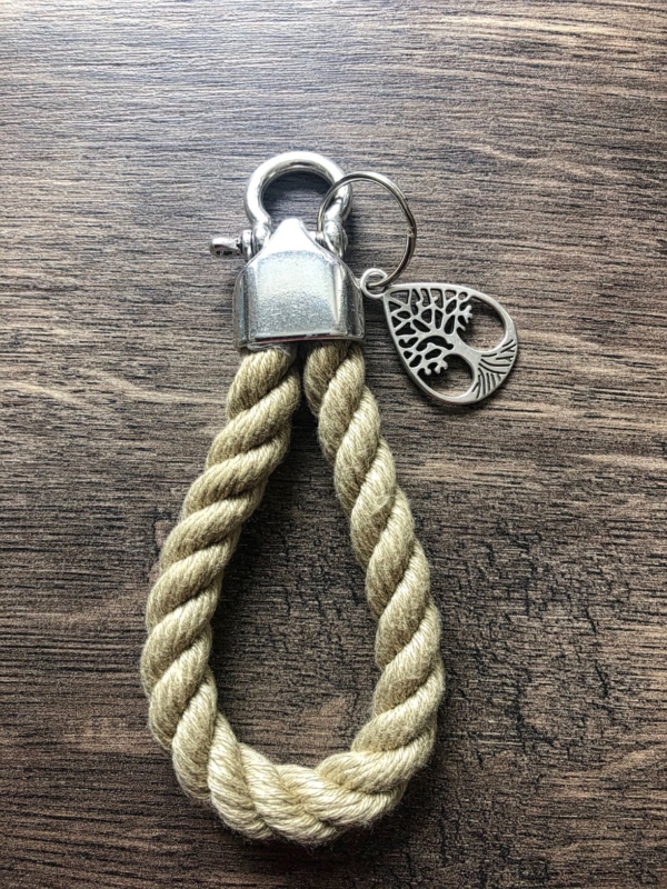 Maritime Keychains aus Segeltau