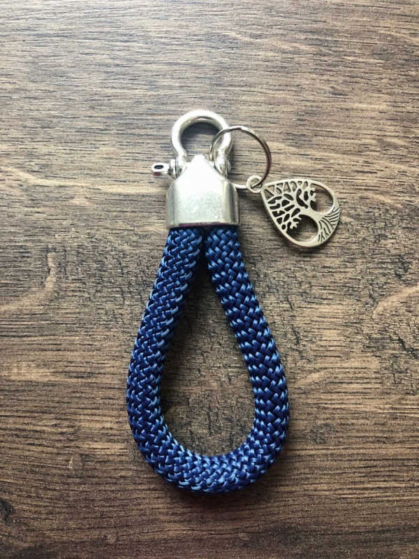 Maritime Keychains aus Segeltau