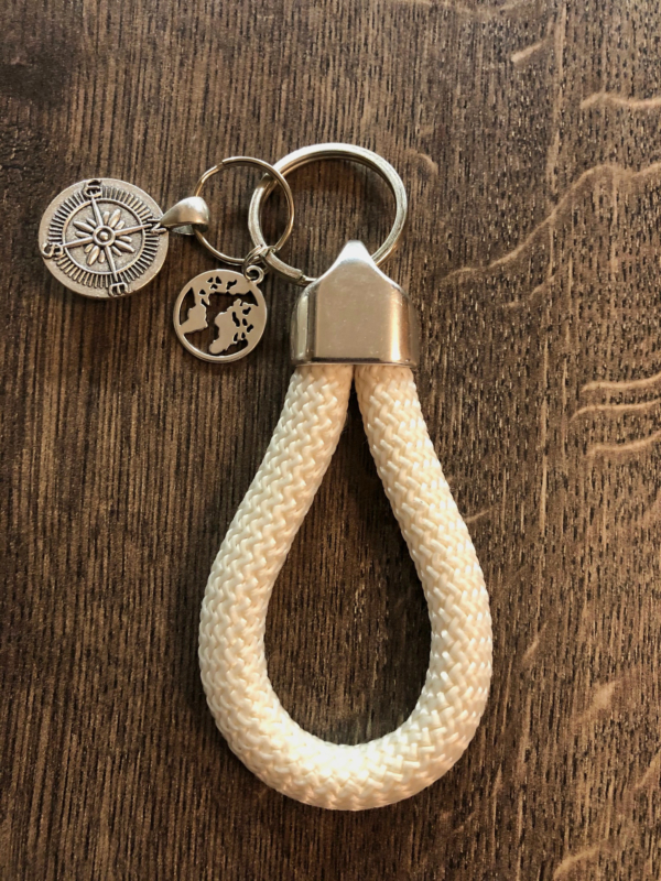 Maritime Keychains aus Segeltau