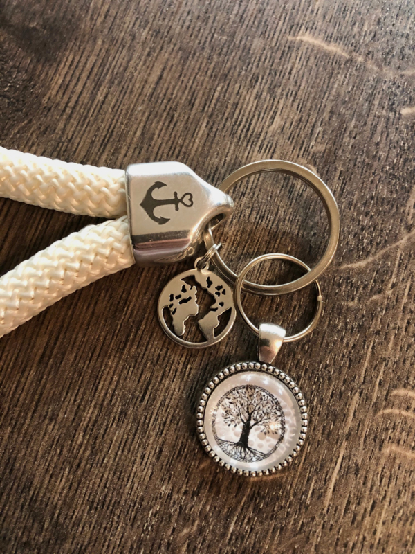 Maritime Keychains aus Segeltau