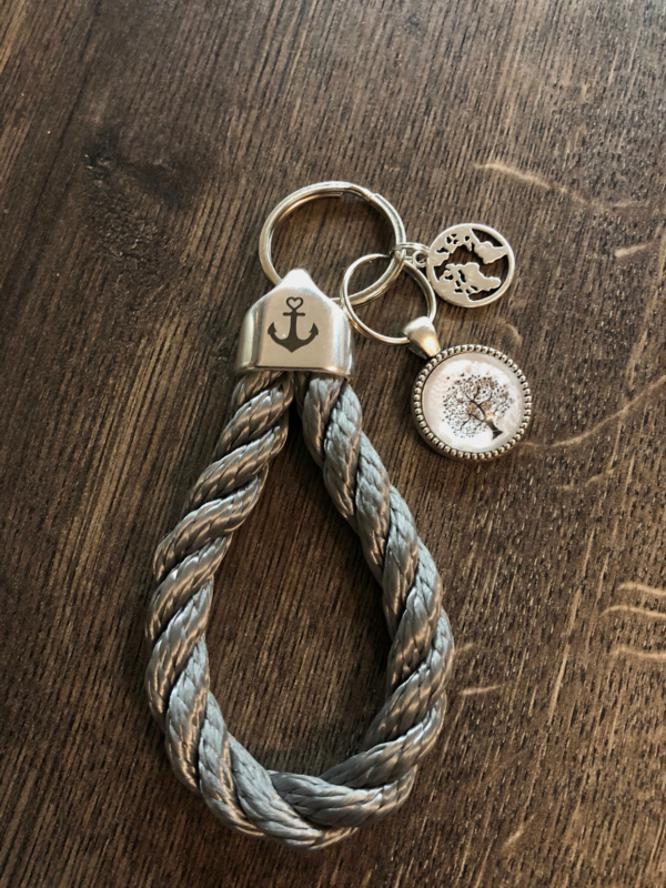 Maritime Keychains aus Segeltau