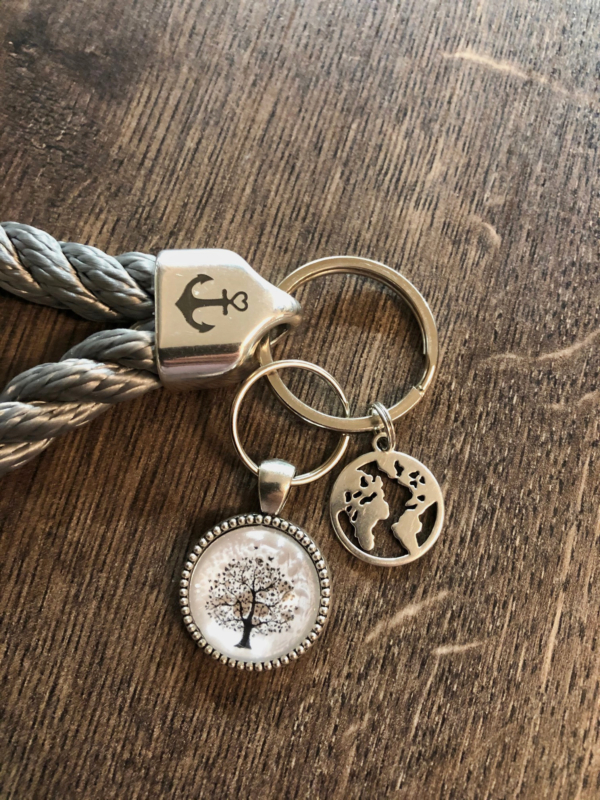 Maritime Keychains aus Segeltau