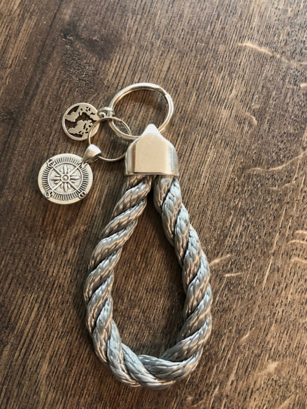 Maritime Keychains aus Segeltau