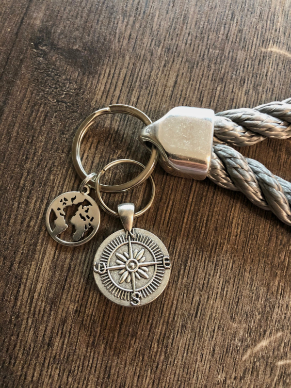 Maritime Keychains aus Segeltau