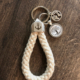 Maritime Keychains aus Segeltau