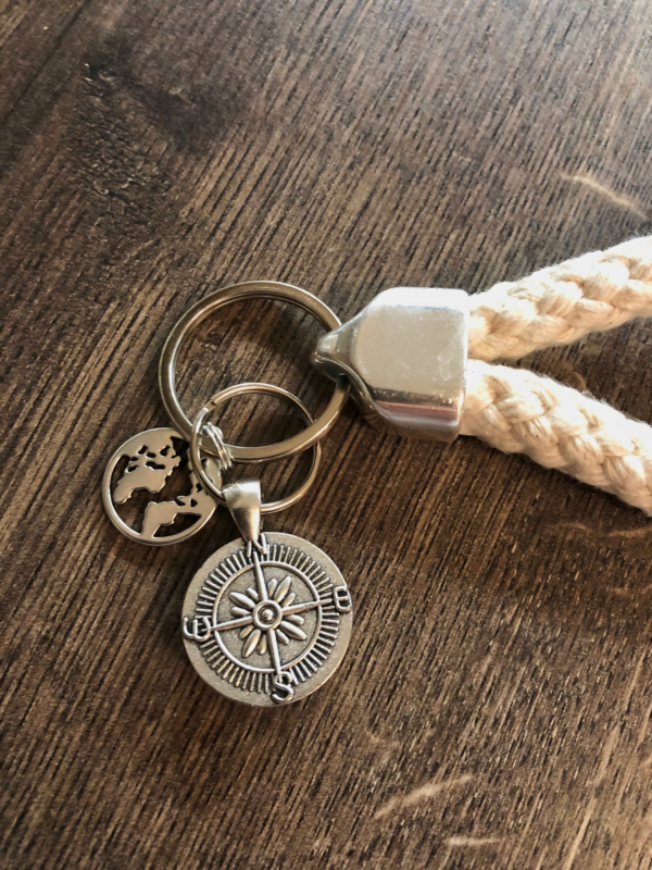 Maritime Keychains aus Segeltau