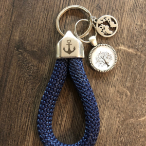 Maritime Keychains aus Segeltau