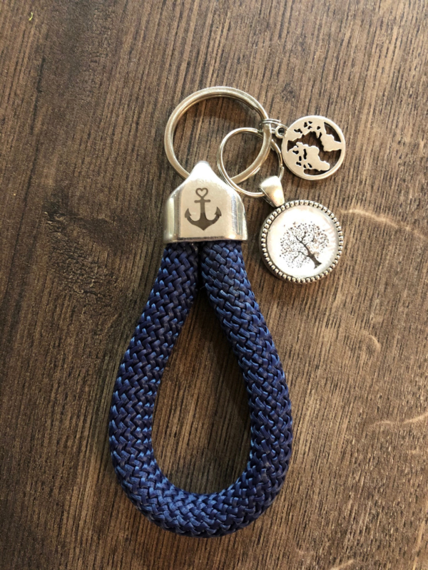 Maritime Keychains aus Segeltau