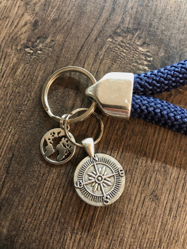 Maritime Keychains aus Segeltau