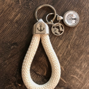 Maritime Keychains aus Segeltau