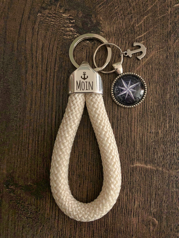 Maritime Keychains aus Segeltau