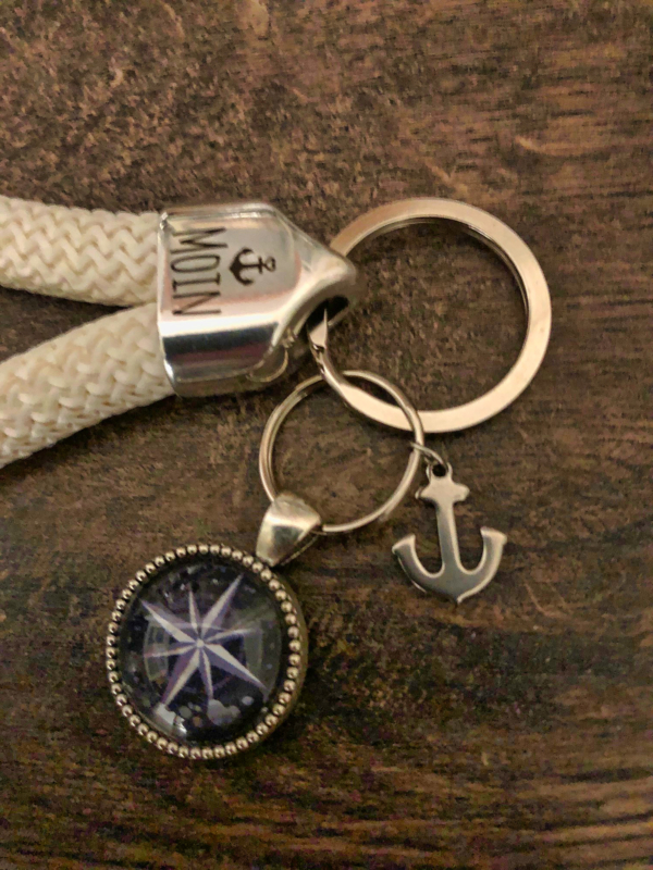 Maritime Keychains aus Segeltau