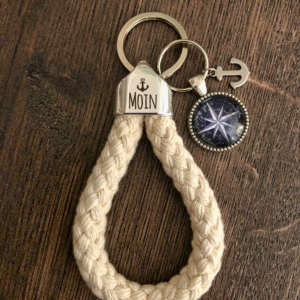 Maritime Keychains aus Segeltau