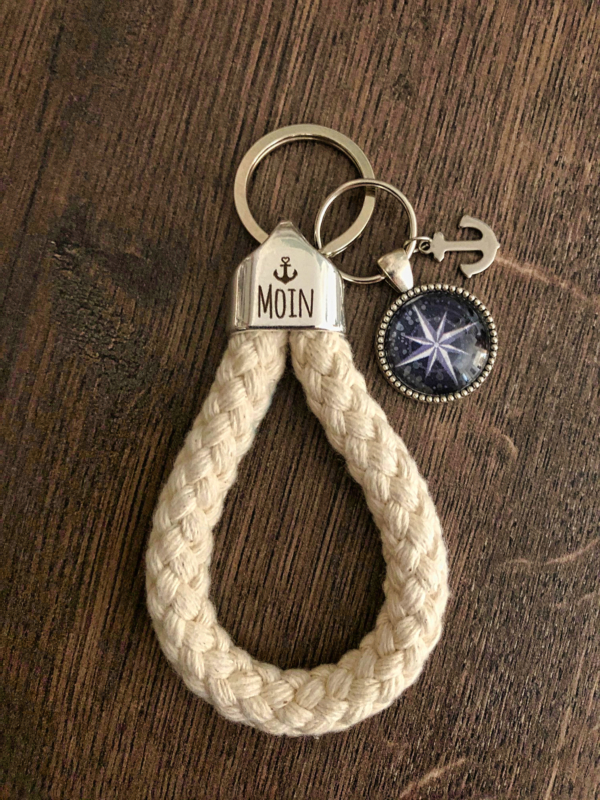 Maritime Keychains aus Segeltau