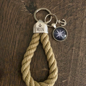 Maritime Keychains aus Segeltau