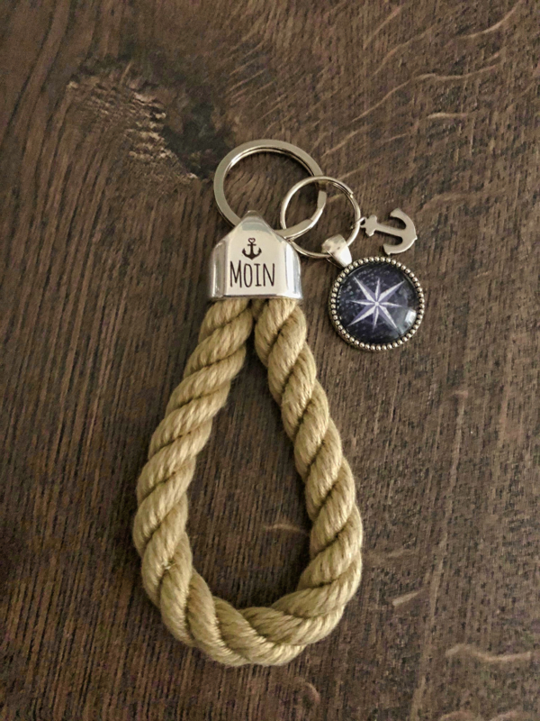 Maritime Keychains aus Segeltau