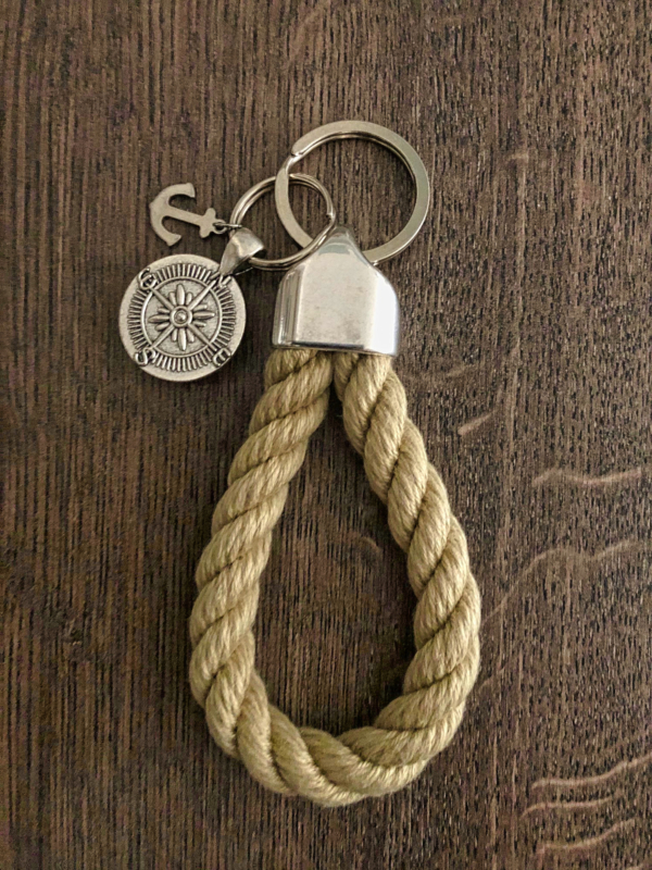 Maritime Keychains aus Segeltau