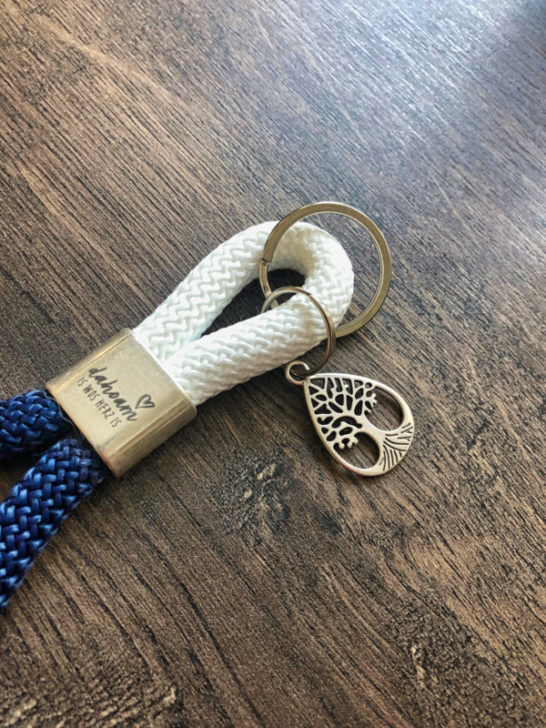 Maritime Keychains aus Segeltau