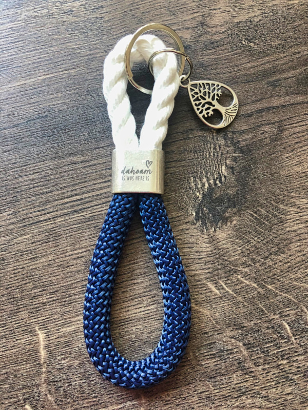 Maritime Keychains aus Segeltau