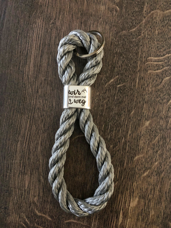Maritime Keychains aus Segeltau