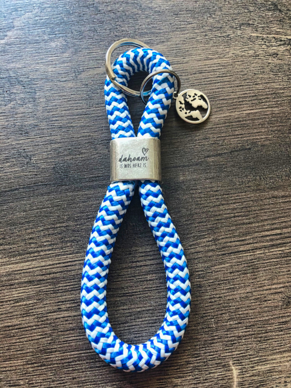 Maritime Keychains aus Segeltau