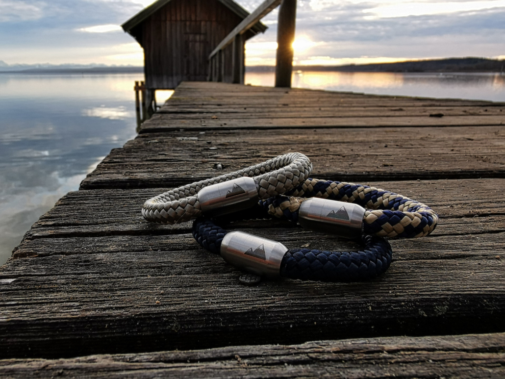 Zauberhafte Armbänder aus Segeltau