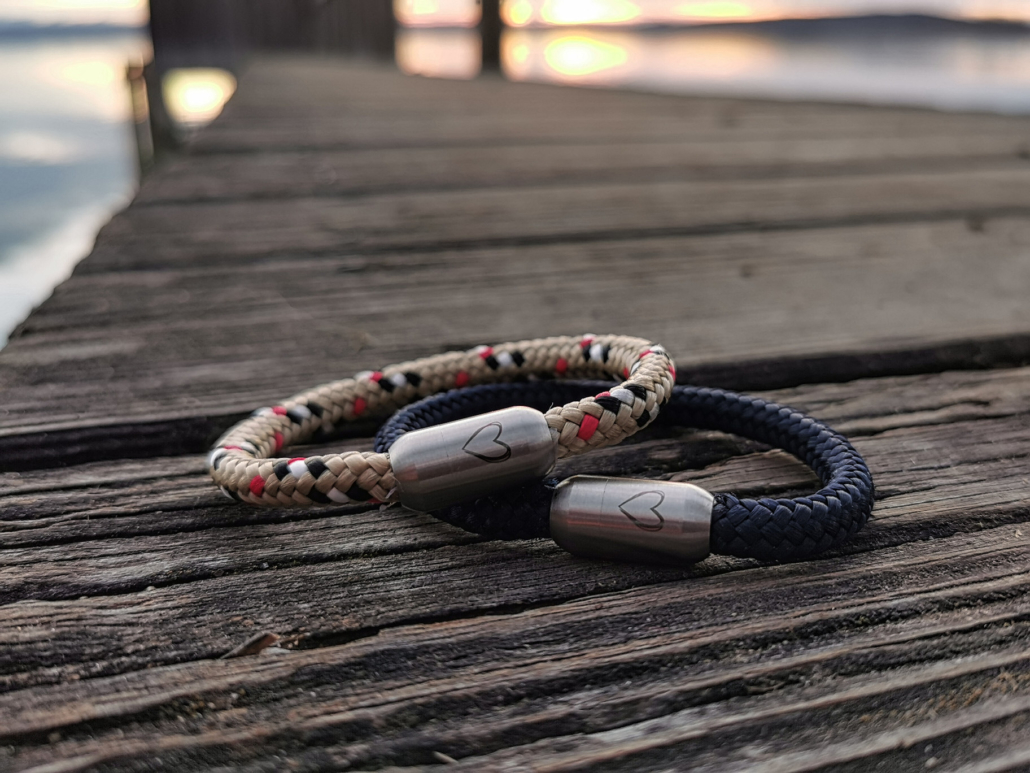 Maritimer Spirit / Zauberhafte Armbänder aus Segeltau