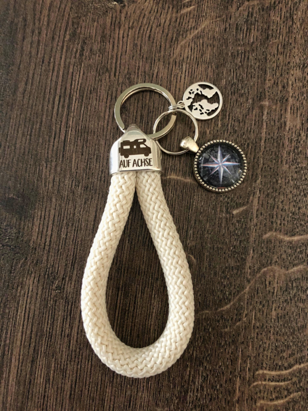 Maritime Keychains aus Segeltau