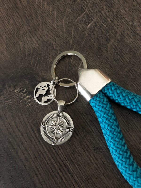 Maritime Keychains aus Segeltau