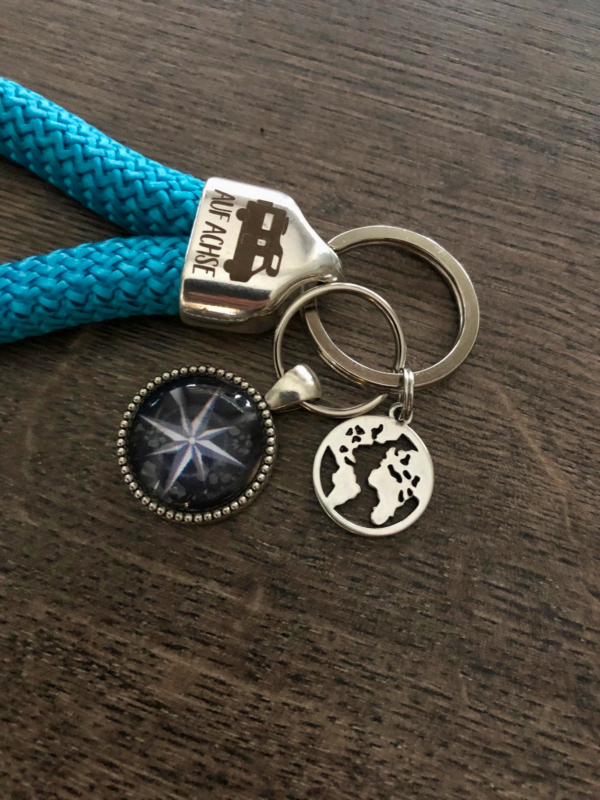 Maritime Keychains aus Segeltau