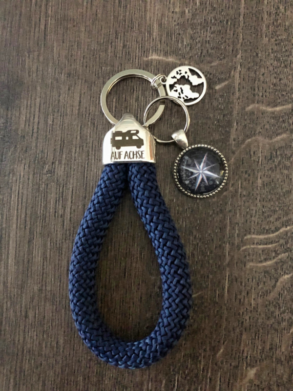 Maritime Keychains aus Segeltau