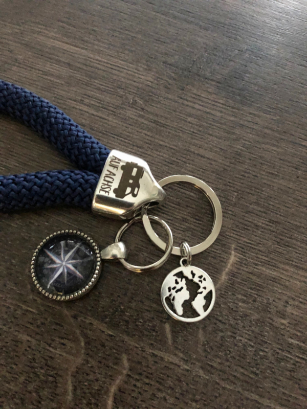 Maritime Keychains aus Segeltau