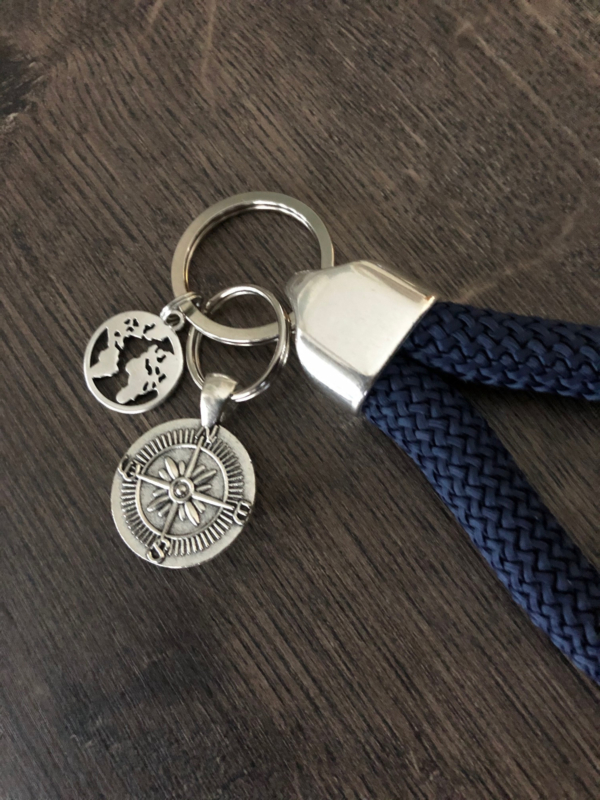 Maritime Keychains aus Segeltau