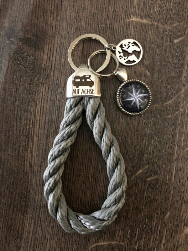 Maritime Keychains aus Segeltau