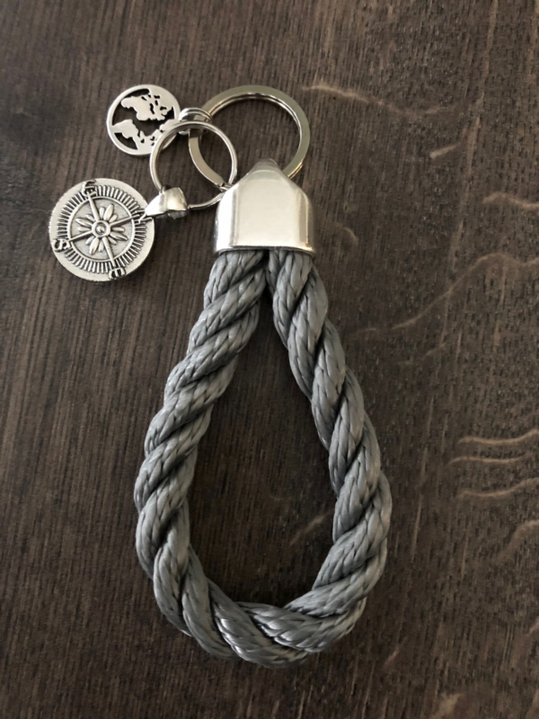 Maritime Keychains aus Segeltau