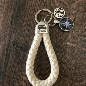 Maritime Keychains aus Segeltau