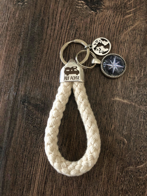 Maritime Keychains aus Segeltau