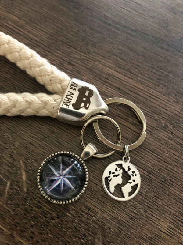 Maritime Keychains aus Segeltau