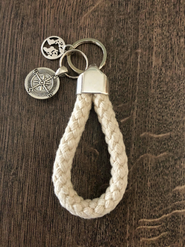 Maritime Keychains aus Segeltau