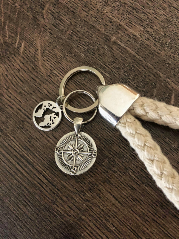 Maritime Keychains aus Segeltau