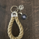 Maritime Keychains aus Segeltau