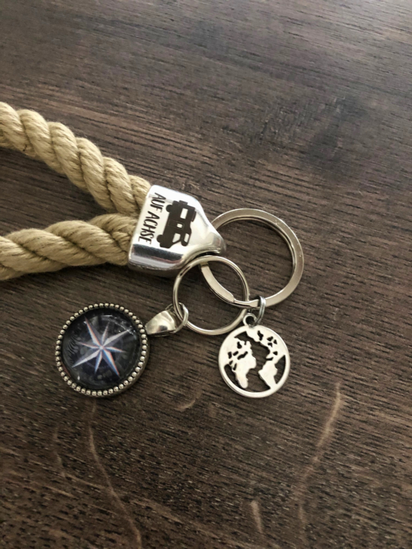 Maritime Keychains aus Segeltau