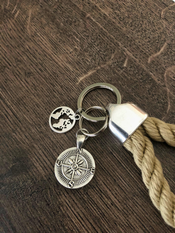 Maritime Keychains aus Segeltau