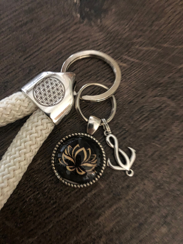 Maritime Keychains aus Segeltau