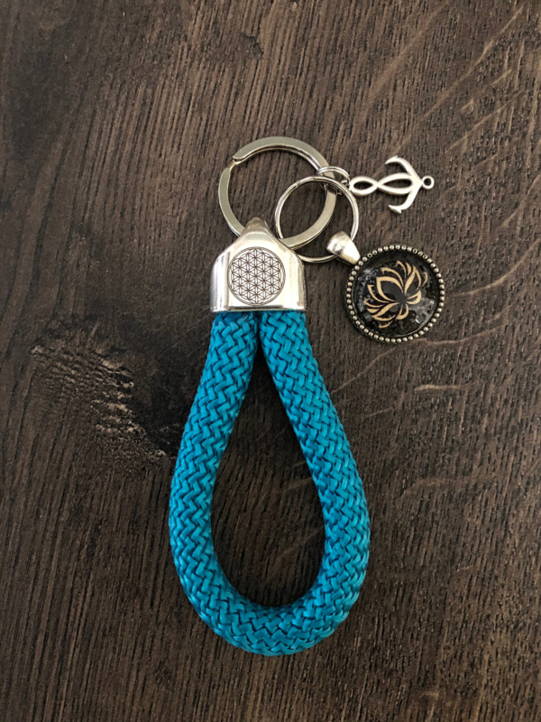 Maritime Keychains aus Segeltau