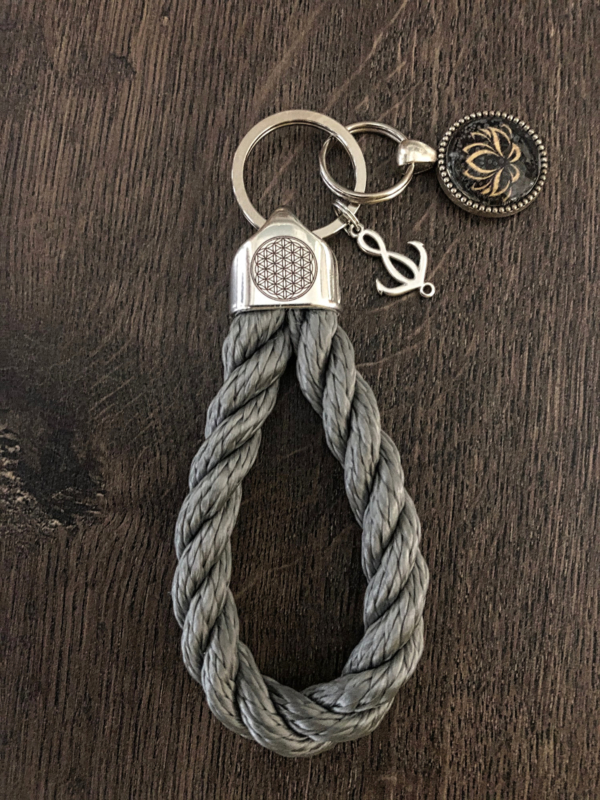 Maritime Keychains aus Segeltau